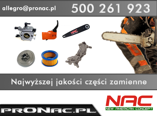 CZESCI DO PILY LANCUCHOWEJ NAC STIHL HUSQVARNA STEEL TOPSUN TECOMEC PARTNER